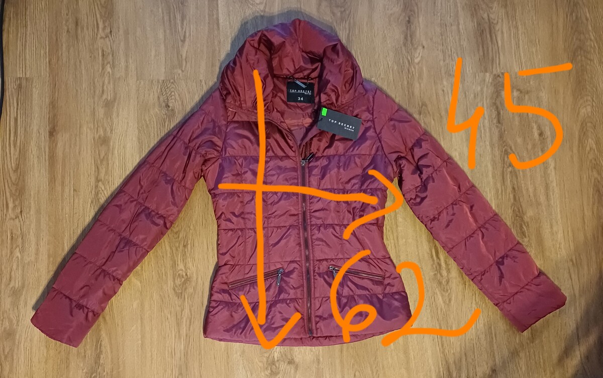 Elbląg NOWA z metką Kurtka TOP SECRET rozmiar 34 / 36 wiosna