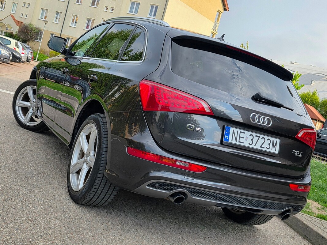 Elbląg Audi Q5 Pełny SlineSilnik :BenzynaAutomat Napęd Quattro 4x4Ledy Bi-xenon Sportsize SkóryZarejestrowany!
