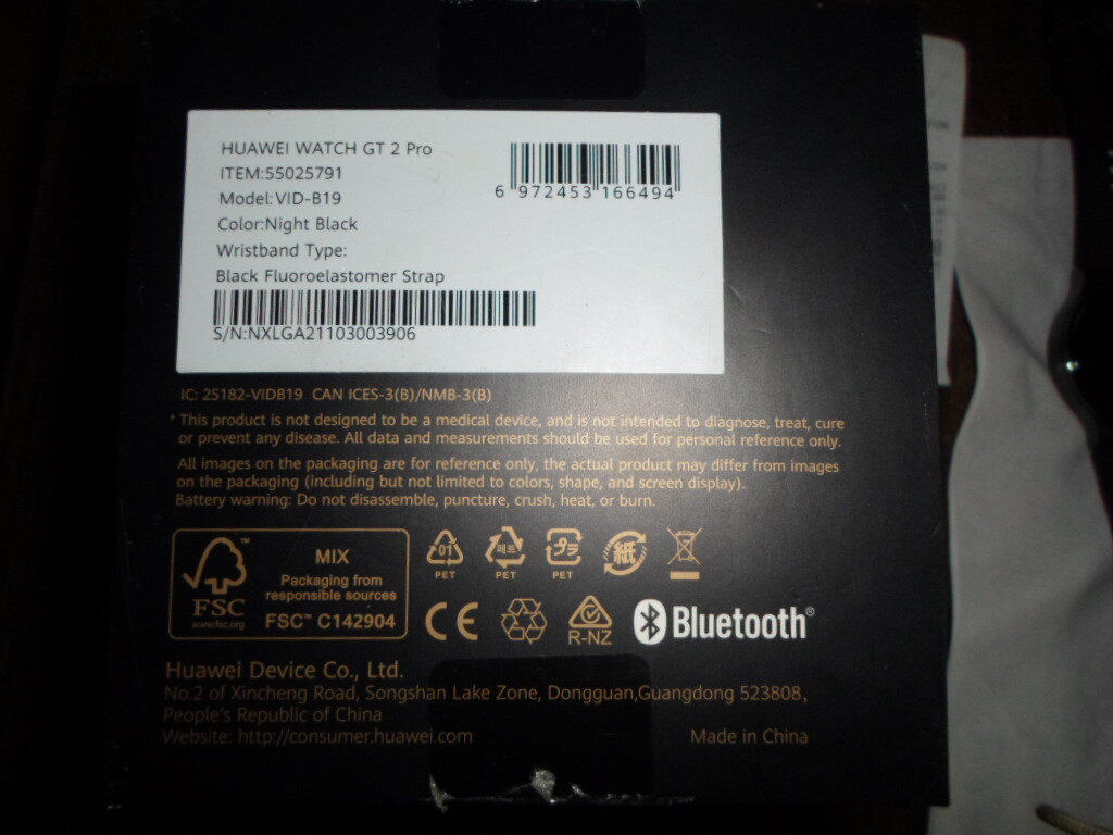 Elbląg Huawei Watch GT 2 Pro model vid -819 kolor black pamiec 4 gb, bateria do 14 dni pracuje, bluetooth, tetno, kroki,