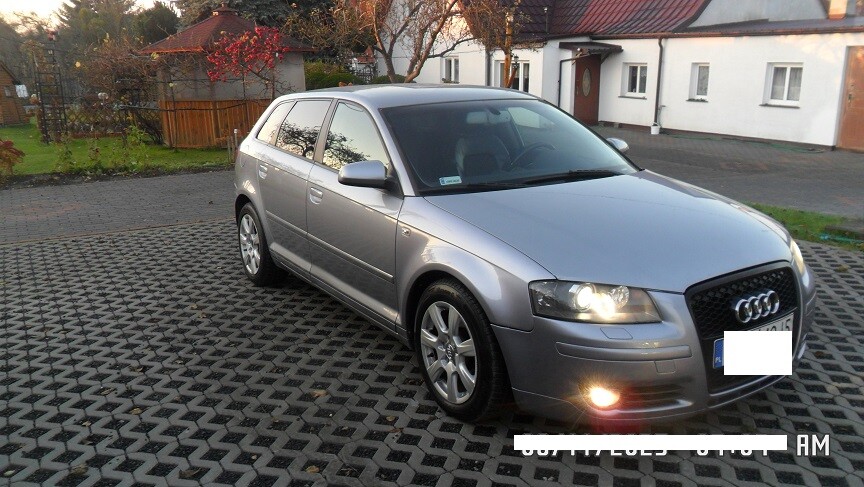 Elbląg AUDI - A3Model.2007POJ. - 2.0 diesel 170 kMklimatyzacja sprawna 6- biegowa skrzynia półskóry przyciemniane