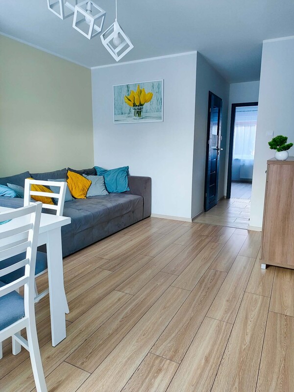 Elbląg 🌳🏡 Mieszkanie z ogrodem w nowym budownictwie 📍 NA STOKU + miejsce postojowe!