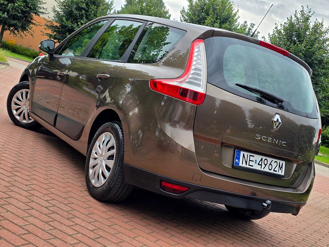 Elbląg Renault Grand Scenic1.6 16V 110KM -Klimatronic-Hak-Tempomat-grzane fotele -PEŁNA DOKUMENTACJA