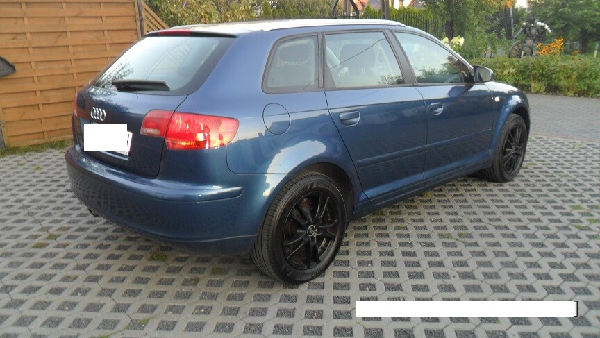 Elbląg AUDI – A3Model 2008 POJ. - 1.6 MPI benzyna 110 kMKlimatronik Air -bag ABSASR-Elektryczne szybyEle