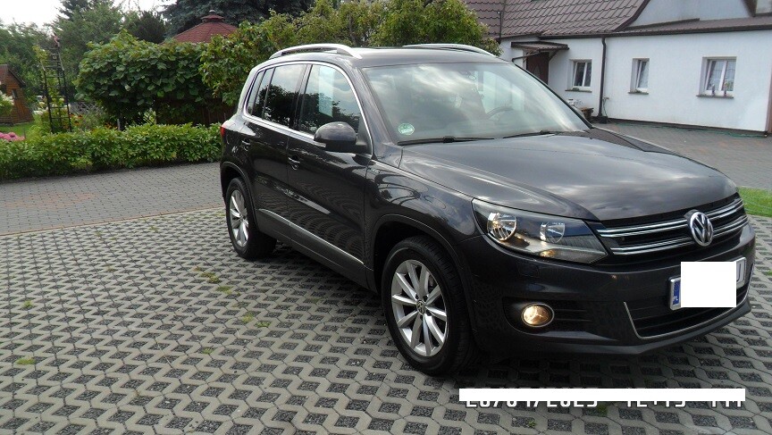 Elbląg Volkswagen Tiguan Model 2016 Diesel SUVPoj 2.0 tdi 110 k M Klimatyzacja automatyczna Podgrzewane fotele Alu