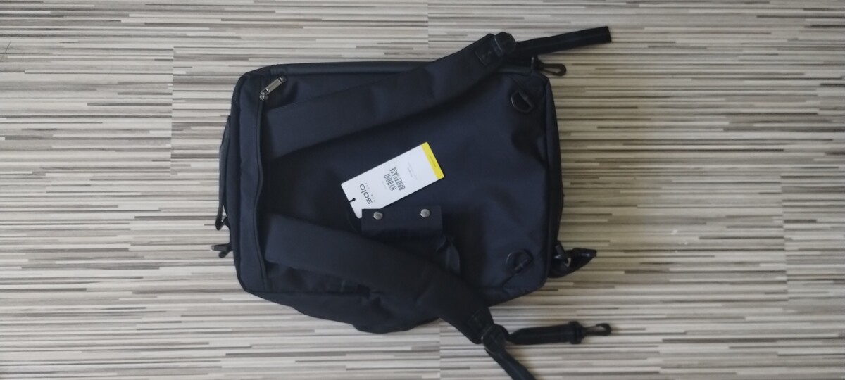 Elbląg Torba, plecak, teczka na laptopa do 15,6 (cali). Solo New York Hybrid 3w1. Nowa czarna torba na ramię, plecak