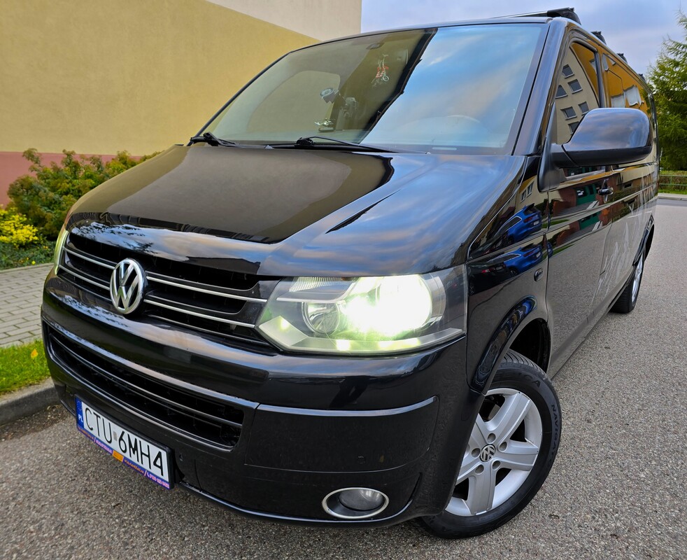 Elbląg Volkswagen Caravelle 2,0 TDI 140Km 2010Rok  Automatyczna Skrzynia DSG 9-Cio Osobowy-Elektryczne Szyby