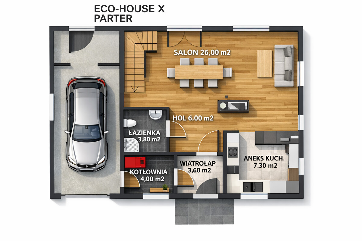 Elbląg DOM DREWNIANY JEDNORODZINNY ECOHOUSE XJesteśmy firmą zajmującą się produkcją domów drewnianych mieszkalnych