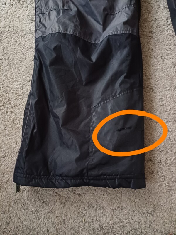 Elbląg Spodnie męskie ocieplane na sanki, narty, snowboard lub do pracy. Rozmiar XXL stan bardzo dobry minus za