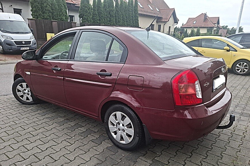Elbląg HYUNDAI ACCENT1.4 Benzyna2009 Rok Klimatyzacja Sprawna Serwisowany do końca