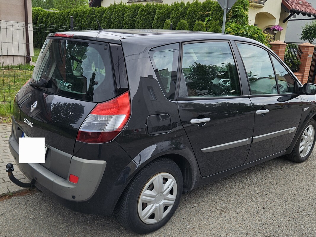 Elbląg Renault Scenic II 1.6 – sprawny, klima, hak, OC i przegląd 2027