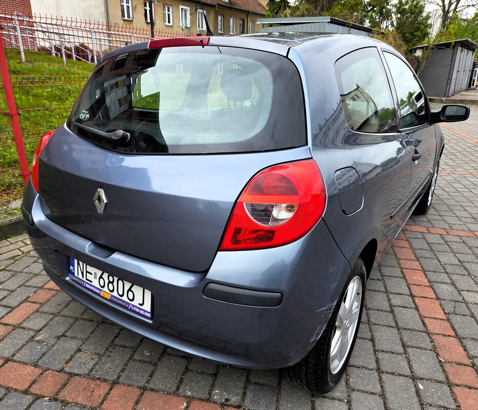Elbląg 🚗 Renault Clio Lift 2008 • 1.2 Benzyna • Nowe Sprzęgło • Bardzo Dobry Stan!