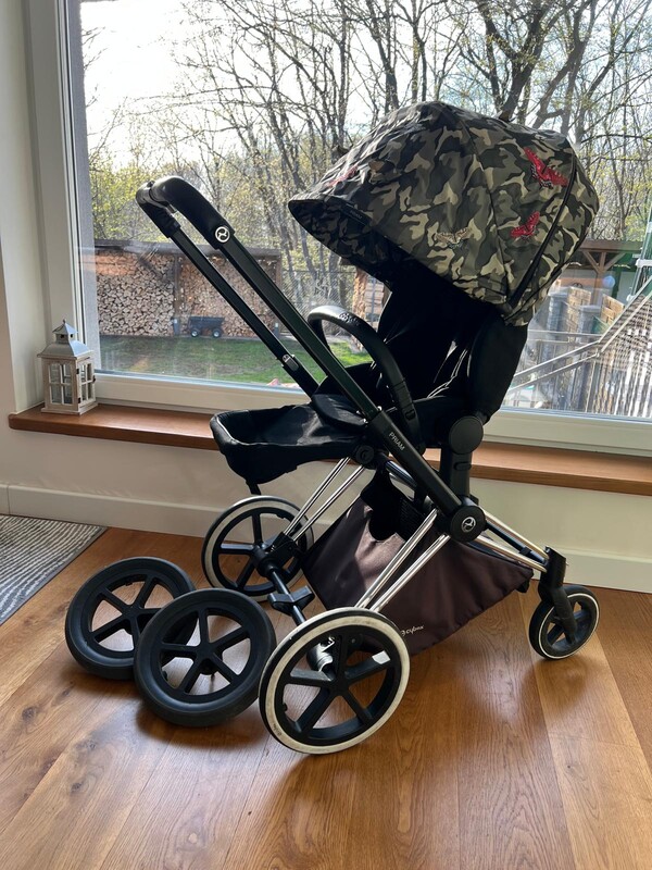 Elbląg Sprzedam oryginalny wózek Cybex Priam Butterfly 2w1 w skład którego wchodzą: gondola spacerówka stelaż