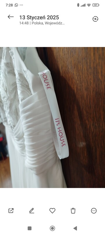 Elbląg Sprzedam 2 białe suknie ślubne, krótsza na ramiączkach firmy JJ, S House półdługa ( raz założona), rozmiar