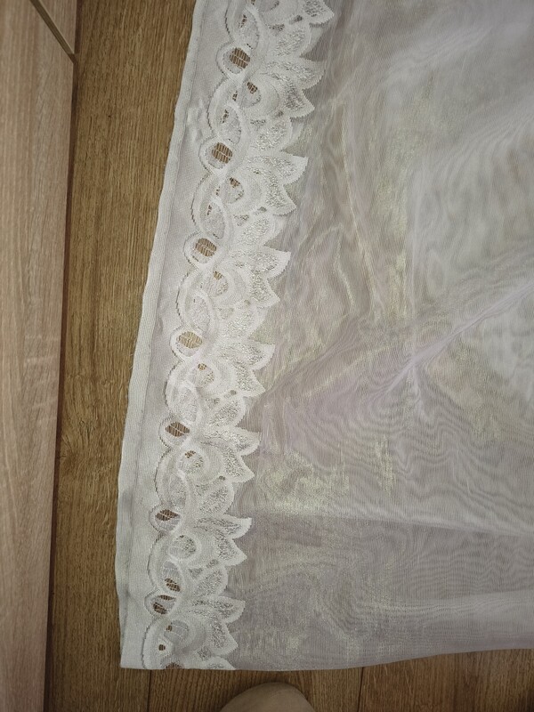 Elbląg Witam. Biale Firany praktycznie nowe. 360cm/150cm cena 30 zł