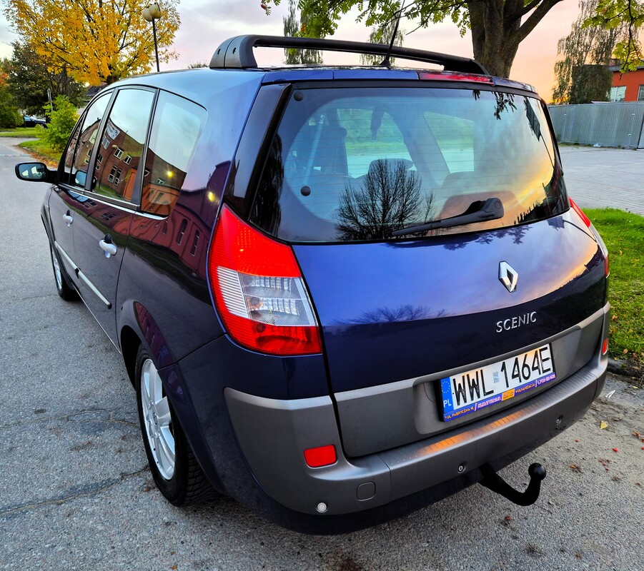 Elbląg Renault Grand Scenic 2.0 Gaz Sekwencja 130KM 2006Rok Bardzo Dobry Stan 7-Mio Osobowy-Wspomaganie Kierownicy