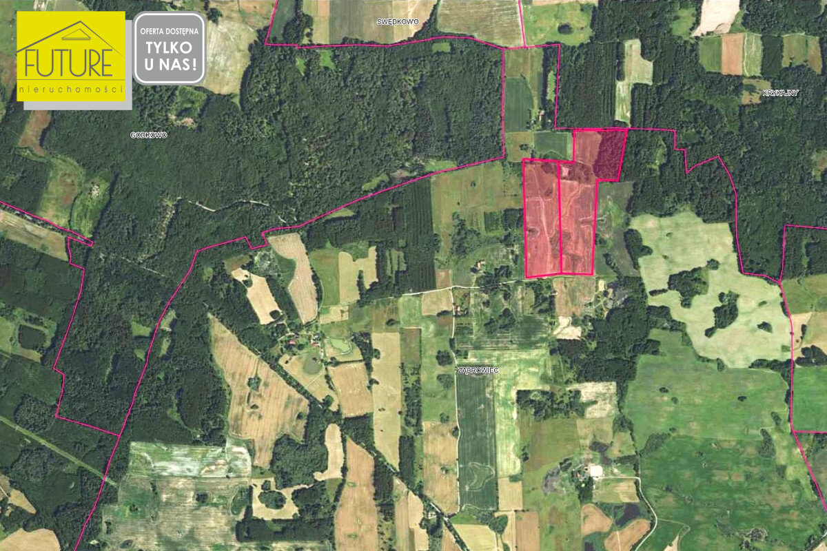 Elbląg FUTURE NIERUCHOMOŚCISprzedam działkę - Ząbrowiec. DZIAŁKA ROLNA - ZĄBROWIEC GM. GODKOWOCENA: 1 160 000