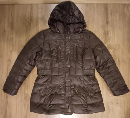 Elbląg Śliczna kurtka damska w kolorze czekoladowym firmy MARK ADAM NEW YORK rozmiar 44,stan idealny, wszystkie guziki