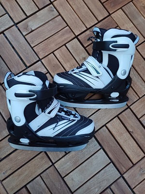 Elbląg Łyżwy regulowane 32-35 unisex stan doskonały