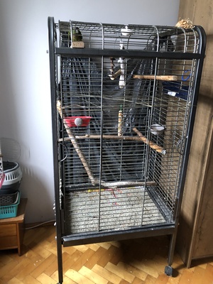 Elbląg Sprzedam duża klatkę dla ptaków lub zamienię na mniejsza