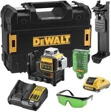 Elbląg DCE089D1G Laser krzyżowy zielony
12V XR Krzyżowy zielony laser liniowy
- 1 X 2Ah bateria 
- ładowarka 
- 3