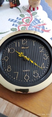 Elbląg Zegar cichy elegancki 100% sprawny