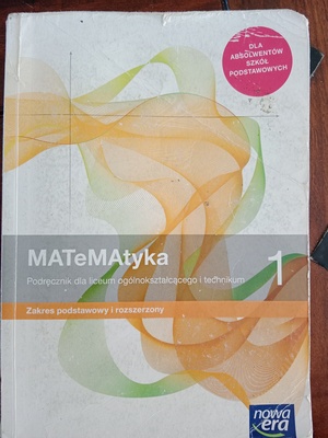 Elbląg Sprzedam używany podręcznik - matematyka klasa 1