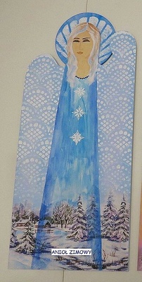 Elbląg Nie masz pomysłu na prezent? Może obdarujesz kogoś moim Aniołem? Wykonany na sklejce, pomalowany farbą akrylowa