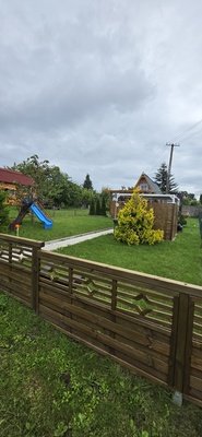 Elbląg Działka ROD Sienkiewicza 300 m2 duży domek.