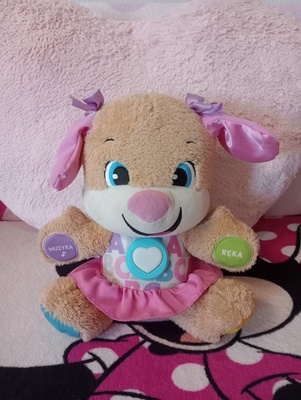 Elbląg SPRZEDAM MASKOTKĘ FISHER-PRICE. STAN BARDZO DOBRY. ZABAWKA POSIADA TRZY EDUKACYJNE POZIOMY NAUKI DOSTOSOWANE DO