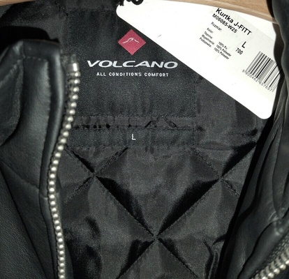 Elbląg Kurtka skórzana, VOLCANO dł. 70cm. obw. 120cm. zwr. 180cm - 220zł. * Spodnie JEANS dł. 112cm. obw. 92cm. wzr.