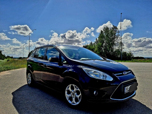 Elbląg Sprzedam :FORD Grand C-max 2014 r.   998 cm3  ( 125 km. ) benzyna 7 osobowy  