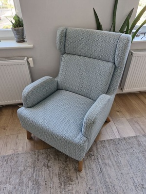 Elbląg ✨ Fotel Wysoki Wajnert Skandynawski model Wing – Elegancja i Komfort! 🇵🇱Ładny