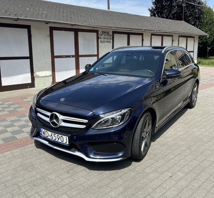 Elbląg Mercedes-benz C220d, 4Matic, pakiet AMG