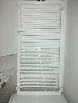 Elbląg Sprzedam grzejnik łazienkowy biały, wymiary: 104 x 50cm. POC2 o dużej mocy 618 W, Ilość rurek grzewczych-