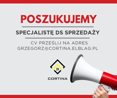 Elbląg Cortina Centrum Ogrodzeń i Kostki Zatrudni: SPECJALISTĘ DS SPRZEDAŻY