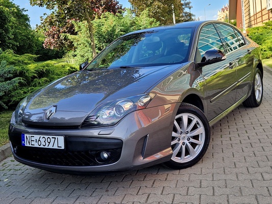 Elbląg Renault Laguna GT-Line2.0Benz 140KM-Klimatronic  NAVI Półskóra Bi-Xenon-PEŁNA DOKUMENTACJAWażne Oc I