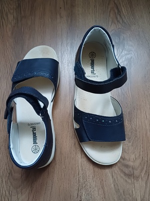 Elbląg NOWE sandały rozmiar 34,regulowane, granatowe, Pepperts Lidl