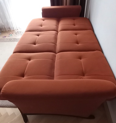 Elbląg Sprzedam wersalkę mało używaną długość  całkowita 225 cm długość spania 190 cm szerokość 120 cm wysokość