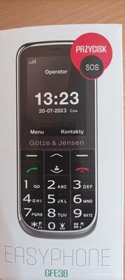 Elbląg Sprzedam nowy, nie używany telefon dla seniorów. Telefon jest na 2 karty SIM, bardzo łatwy w użyciu. Moge