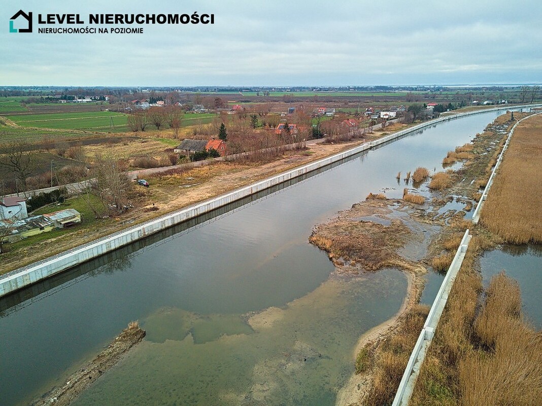Elbląg LEVEL NIERUCHOMOŚCI Działka z linią brzegową Nowakowo NIERUCHOMOŚCI NA POZIOMIE