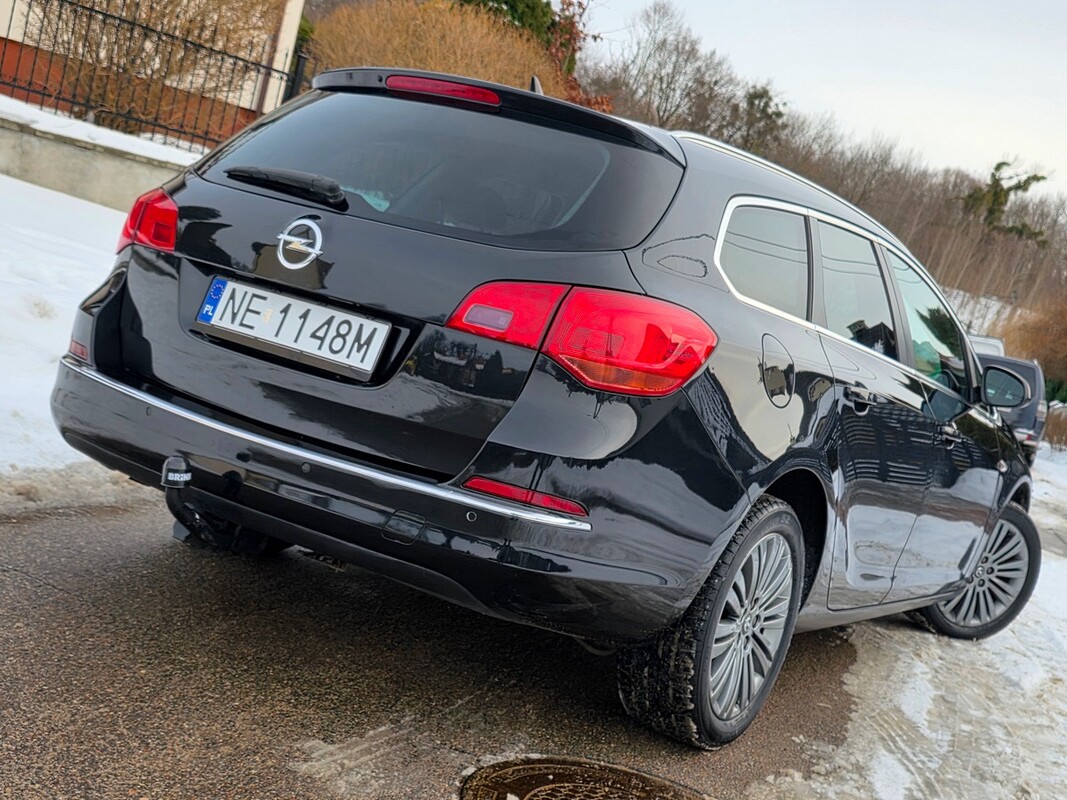 Elbląg Opel Astra J Po Liftingu1.4T Benz + GAZ SEKWENCJA-Klimatronic-Półskóry-Alu-NaviSuper StanZarejestrowany w