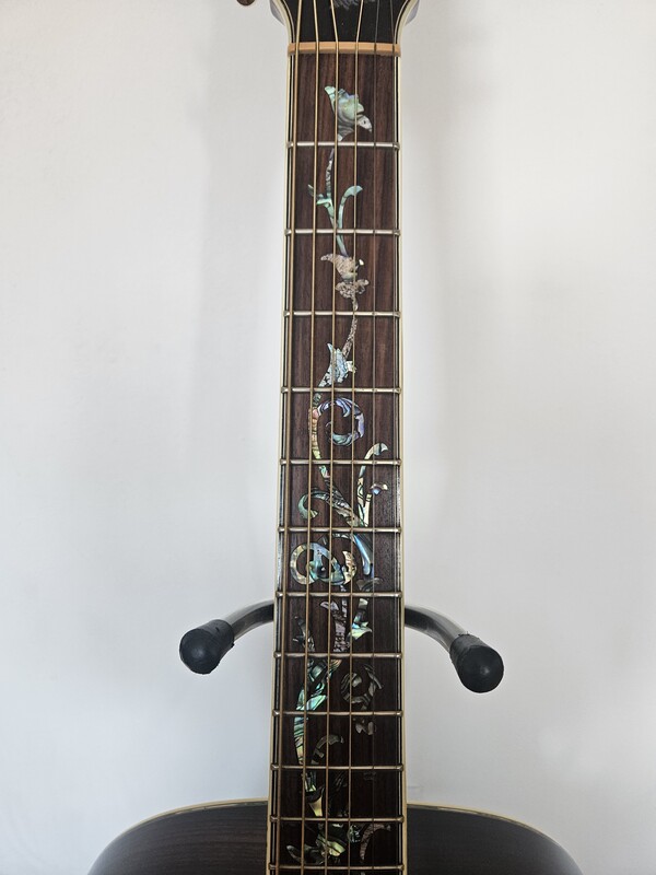 Elbląg Wyjątkowa gitara elektroakustyczna Baton Rouge Z-LTD-052 limitowana edycja. Rok prod.2006. Inkrustowana masą