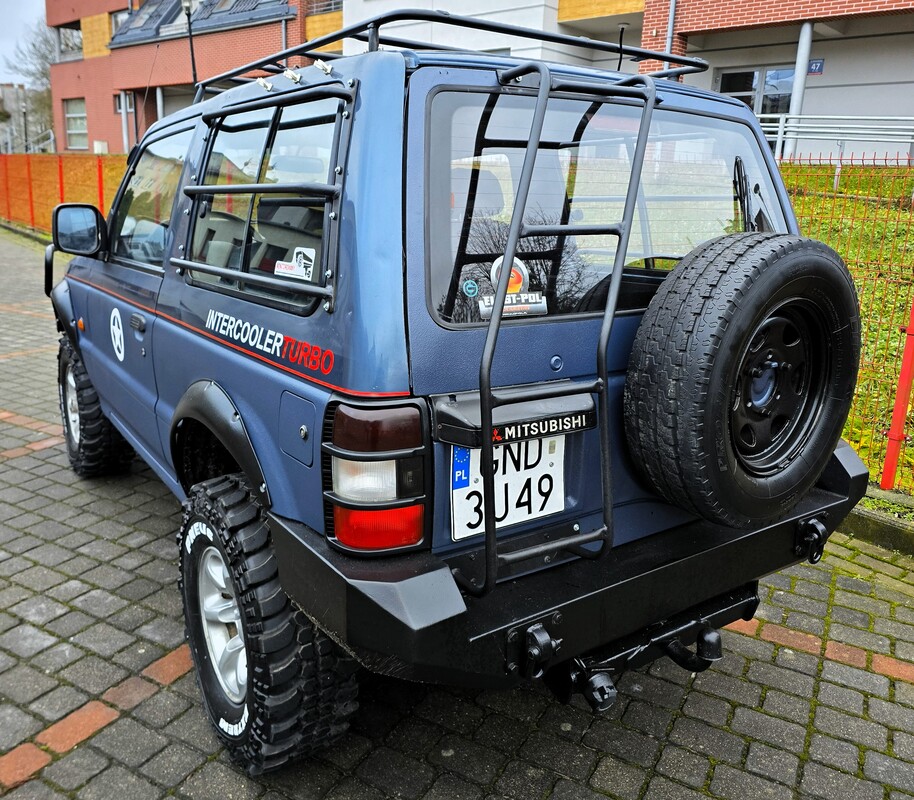 Elbląg Mitsubishi Pajero 2 4X4 OFF ROAD 2,5Diesel 100KM 1993Rok Doinwestowany Metalowe Zderzaki Hak