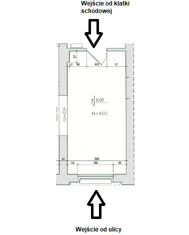 Elbląg LOKAL USŁUGOWY 20 m² – PARTER, WEJŚCIE OD ULICY