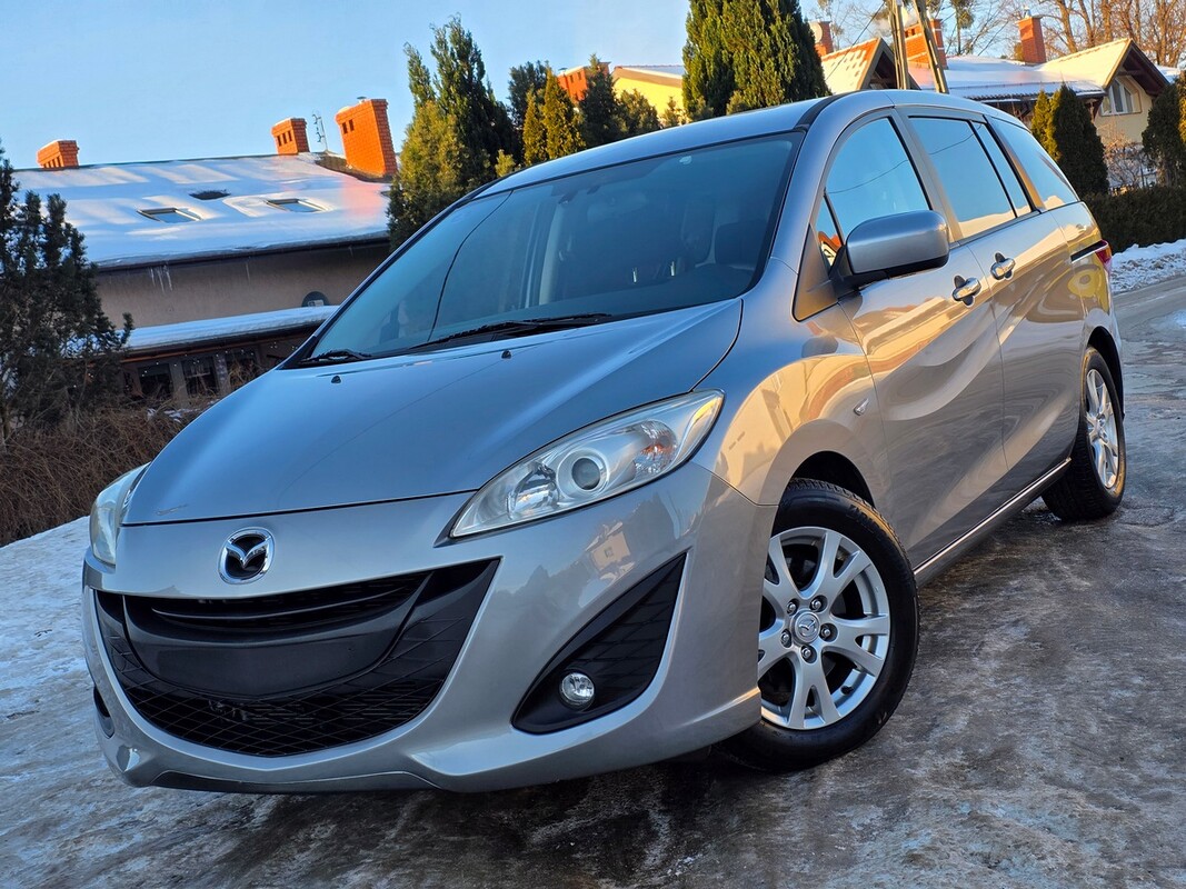 Elbląg Mazda 5 po liftinguRok 2010Silnik 1.8Benz-7Foteli Kamery Klimatronic Grzane fotele Super
