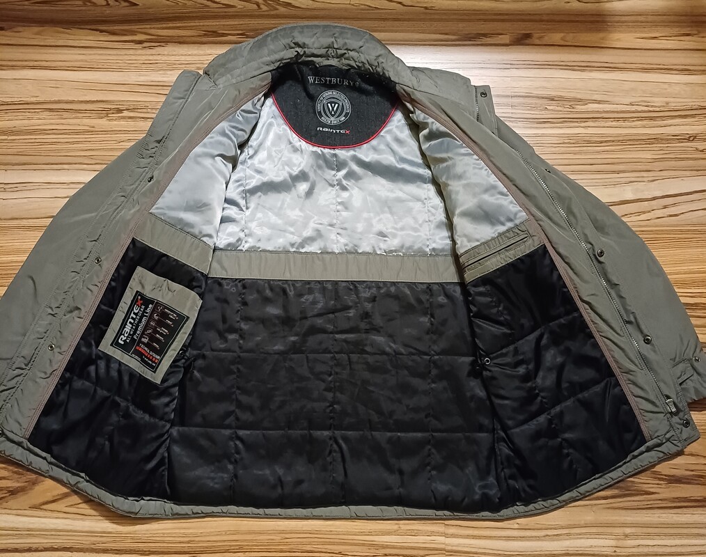 Elbląg Kurtka męska zimowa C& A Westbury, rozmiar L, stan idealny jak nowy, bez kaptura kolor szary stalowy,