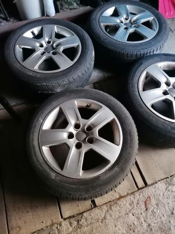 Elbląg Sprzedam koła letnie 205/55/16 rozstaw śrub 5x112 jeździły w Audi