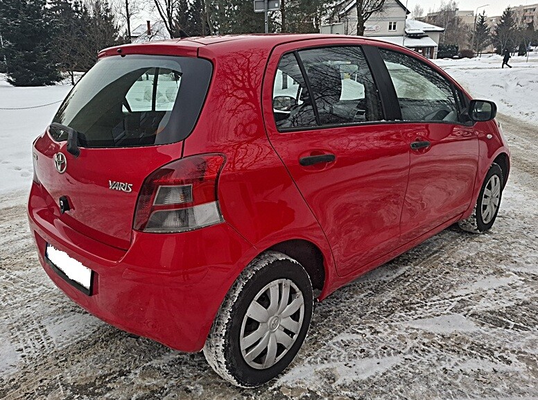Elbląg TOYOTA YARIS1.0 BenzynaM-2011 rSalon PolskaPrzebieg 171 tyś. kmZADBANA