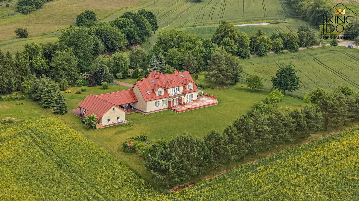 Elbląg KINGDOM NIERUCHOMOŚCI BLISKO CIEBIEWOLNOSTOJĄCY DOM Z GARAŻEM DWUSTANOWISKOWYM I WIATĄZ MOŻLIWOŚCIĄ ARANŻACJI