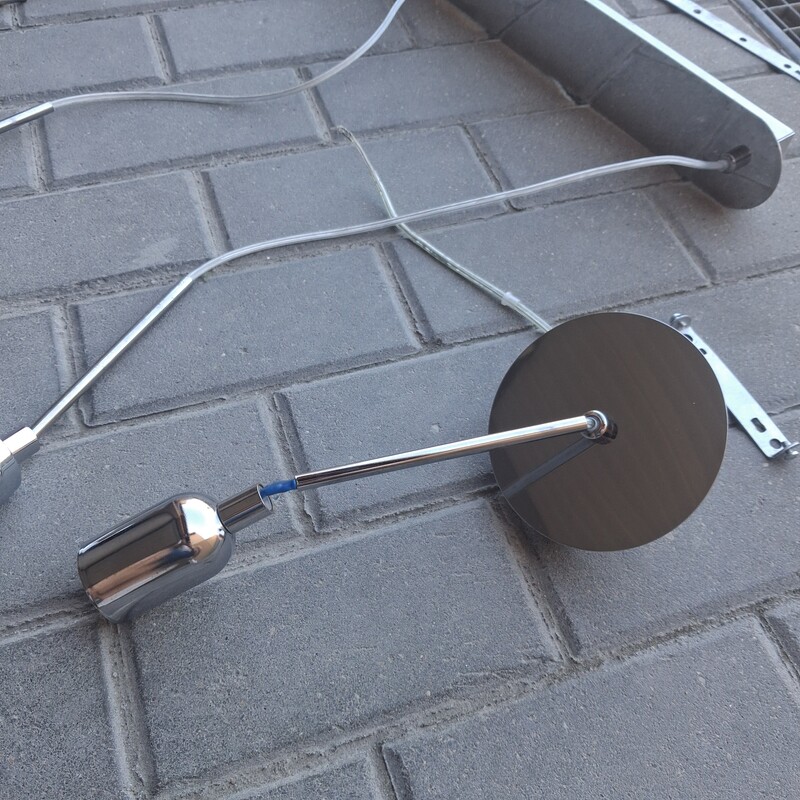 Elbląg Lampy wiszące. Chrom. 3ż+1ż.
